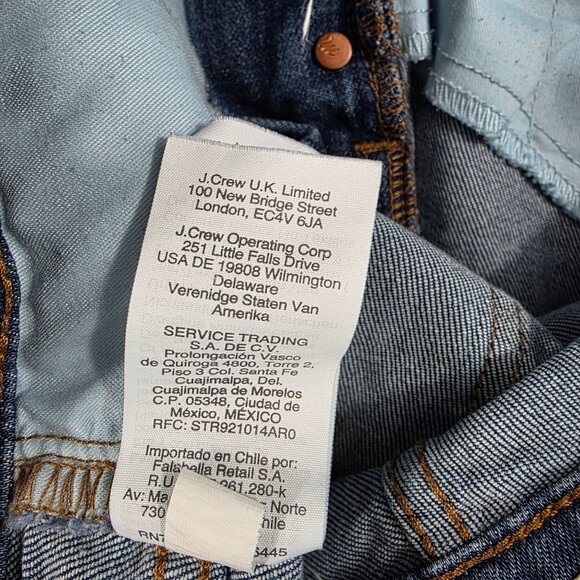 Madewell Jeans Womens 26 Blue Denim High Rise The Perfect Vintage Crop Jean - Picture 12 of 13